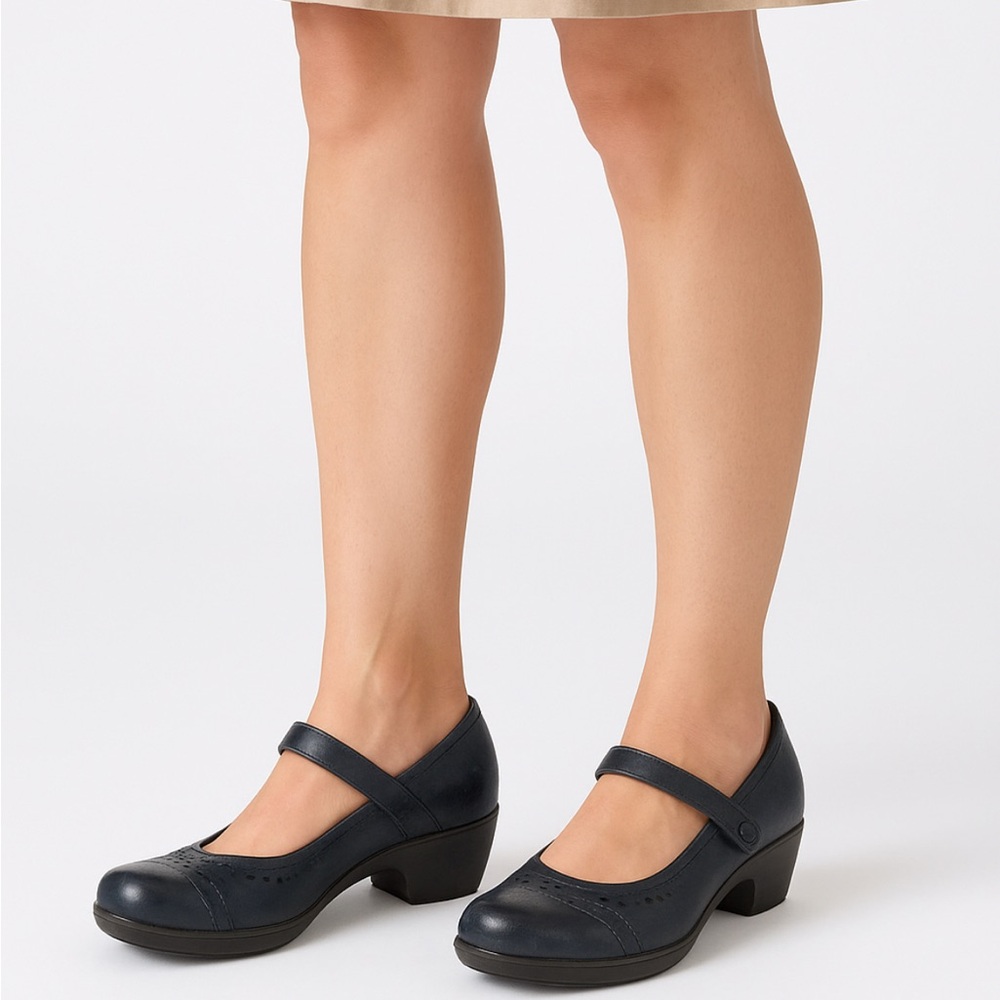 dansko mathilda shoes navy blue size 10